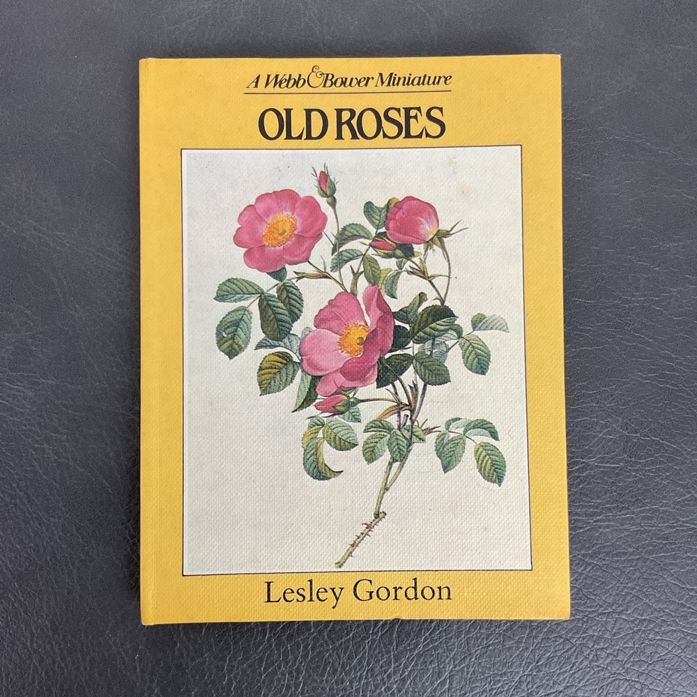 Old Rose by Lesley Gordon miniature hardback book 1984